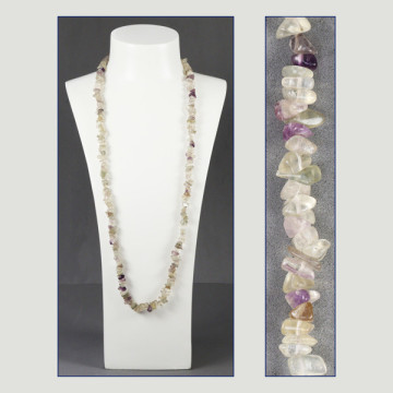 Reposición Gancho 12 – Collar Chip 90cm. aprox. - Fluorita