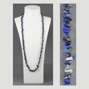 Reposición Gancho 13 – Collar Chip 90cm. aprox. - Lapislázuli