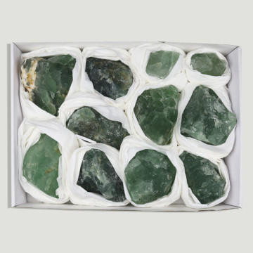 Green Fluorite Box. Box 26x17 cm. approx.