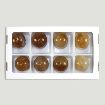 Citrine Quartz Ball 45-49mm approx. - (H 8)