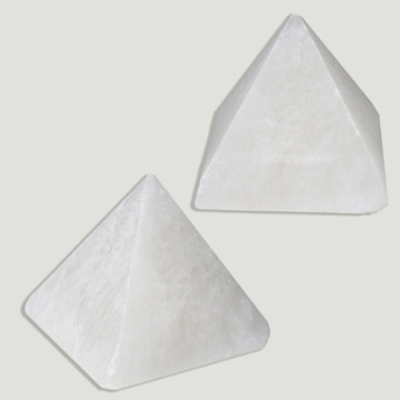 Selenite Pyramid 5.5 x 5.5cm approx.