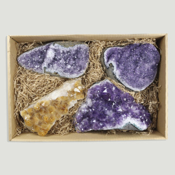Polished Amethyst Druse Extra Quality 8-9kgs. approx. Box size: 41x27x11cm. approx.