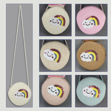 Gancho 14 – Mala de menina, cores sortidas. 100% fibra de papel. Mod arco-íris