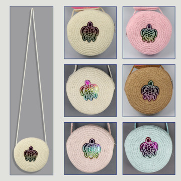 Gancho 20 – Bolso niña, colores surtidos. 100% Fibra de papel. Mod. Tortuga