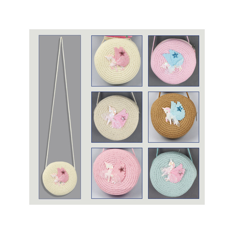 Hook 21 – Girls' bag, assorted colors. 100% Paper Fiber. Unicorn Pattern Hook 21 – Girls' bag, assorted colors. 100% Paper Fiber. Unicorn Pattern