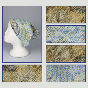 Crochet 06. Bandana en polyester (effet soie).