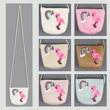 Crochet 11 – Sac fille, couleurs assorties. 100 % fibre de papier. Mod. Flamenco.