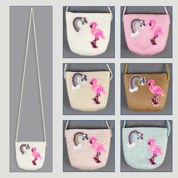 Gancho 11 – Bolso niña, colores surtidos. 100% Fibra de papel. Mod. Flamenco