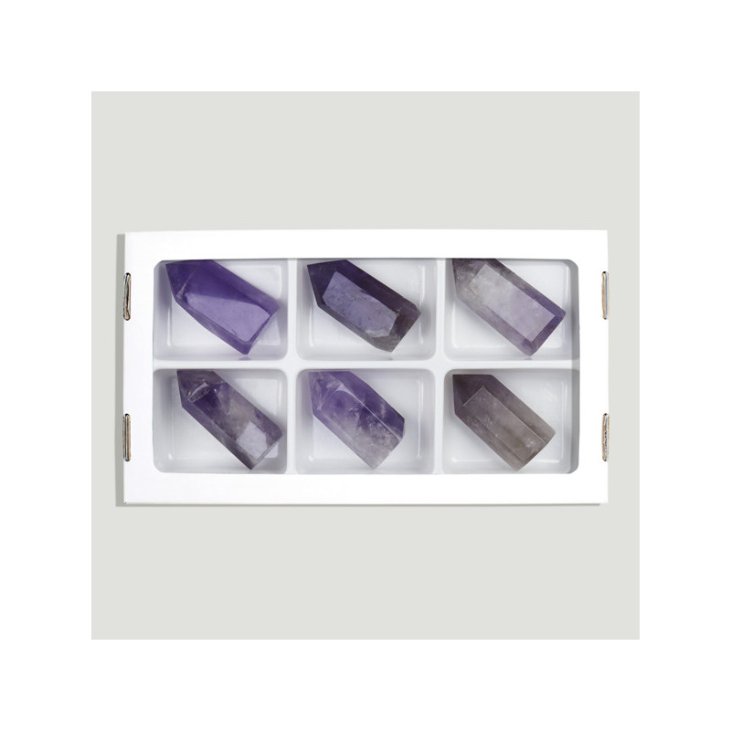 Points d'améthyste. 70-100gr. (Al 6) Points d'améthyste. 70-100gr. (Al 6)