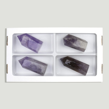 Pontos de ametista. 100-130gr. (Al 4)