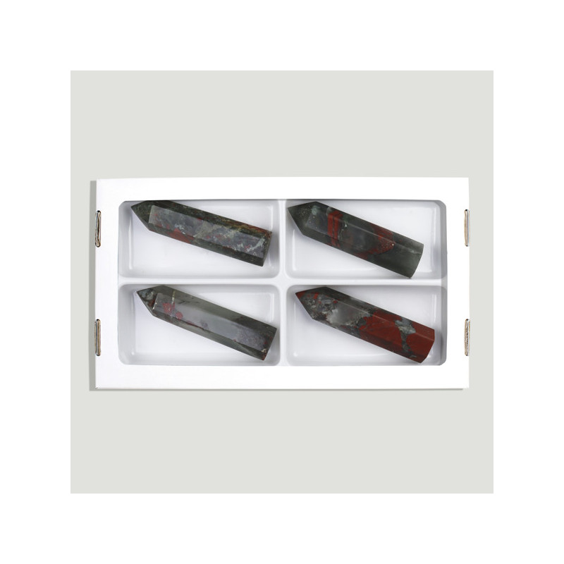 Pontos de Jaspe de Sangue de Dragão 100-125gr. 9-10cm. (Al4) Pontos de Jaspe de Sangue de Dragão 100-125gr. 9-10cm. (Al4)