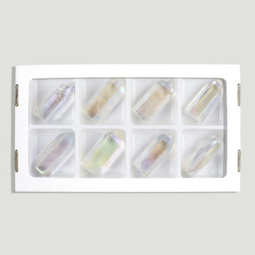 Puntas Cuarzo Aura. 50-70gr. (AL8)