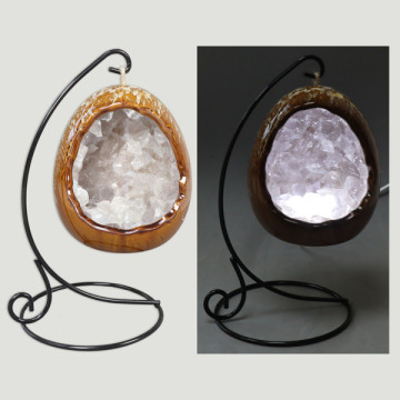 Dinosaur egg lamp. USB LED. 9x11cm.