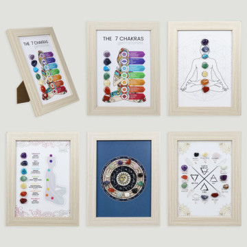 Mineral painting. Chakra/Zodiac. 16x21cm