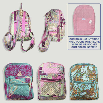 Sac à dos pour enfant en polyester. Modèles assortis. 20x30x8cm