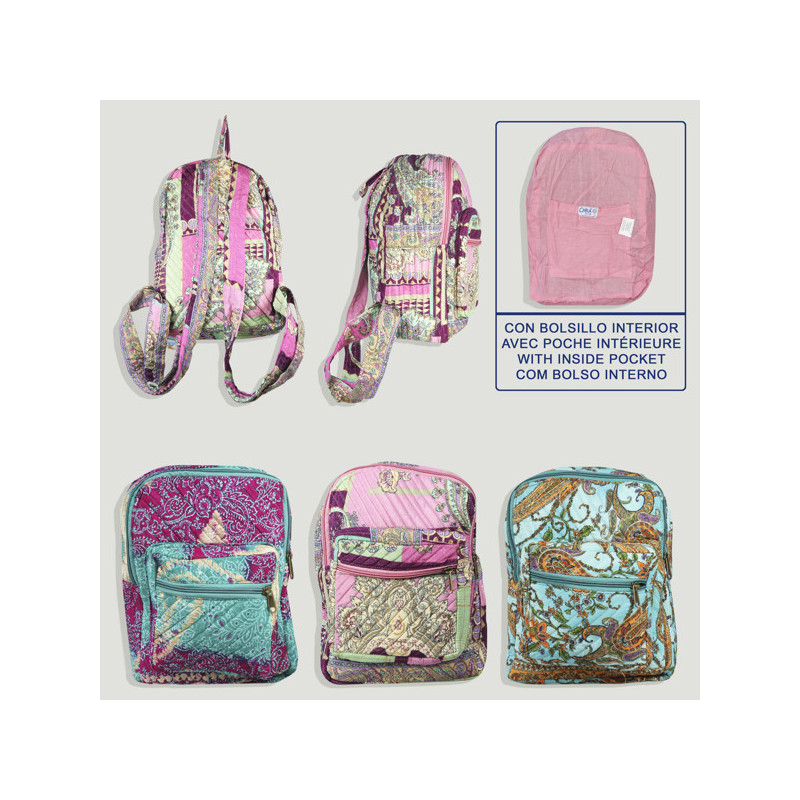 Mochila de criança em poliéster. Modelos variados. 20x30x8cm Mochila de criança em poliéster. Modelos variados. 20x30x8cm
