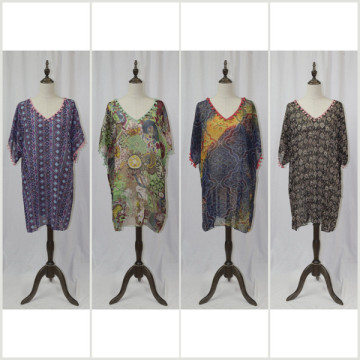Beach Sun & Beach. Ponchos Chiffon / Viscosa & poliéster – 112 uds