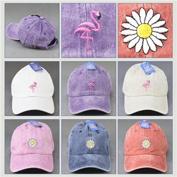 Gorra 100% Algodón. Flamenco/Margarita