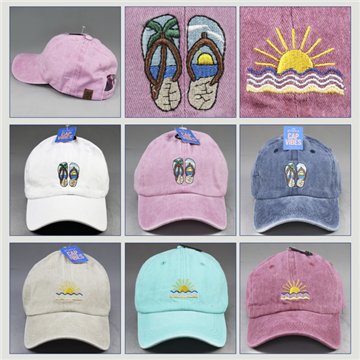 Gorra 100% Algodón. Chanclas/Sol