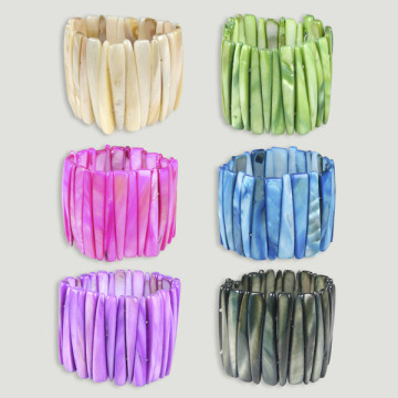 Pulsera Nacar elastica. Modelo 02