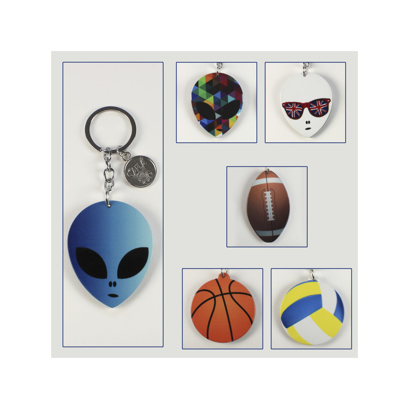 Hook 02 – Acrylic keychain. Assorted models and colors. Hook 02 – Acrylic keychain. Assorted models and colors.