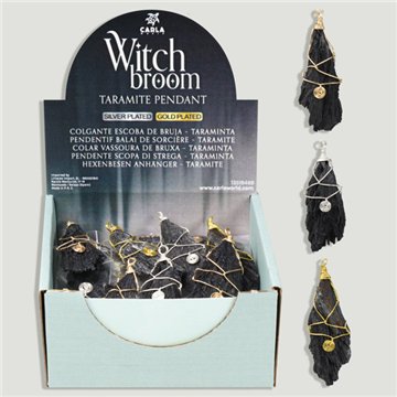 WITCH BROOM. Assorted Taramita pendant