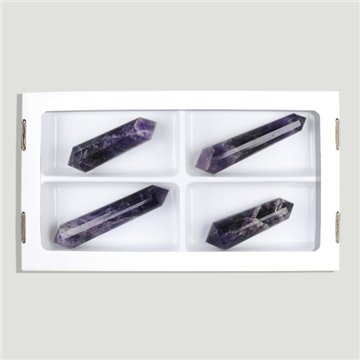 Quartz d'oiseau. Améthyste 70-100gr. 24 visages