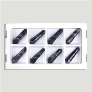 Quartz d'oiseau. Améthyste 30-40gr. 12 visages