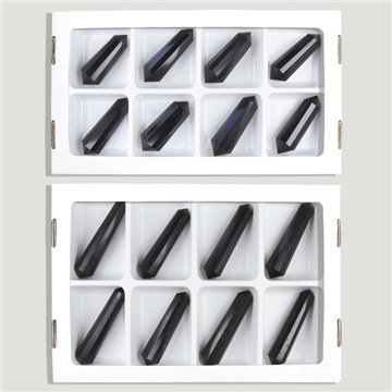 Quartz d'oiseau. Tourmaline 40-50gr. 12 visages