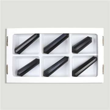 Quartz d'oiseau. Tourmaline 50-60gr. 12 visages
