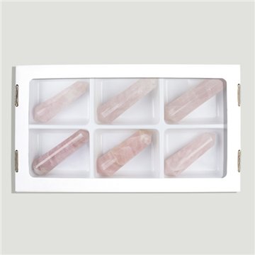 Quartz d'oiseau. Rose 50-70gr. 24 visages