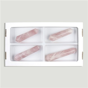 Quartz d'oiseau. Rose 70-100gr. 24 visages