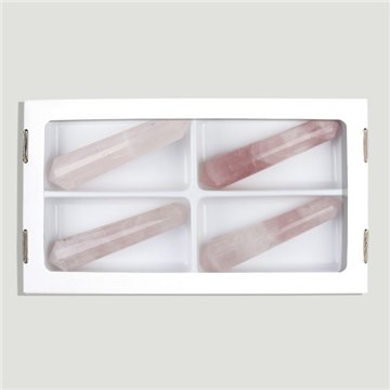 Quartz d'oiseau. Rose 100-130gr. 24 visages