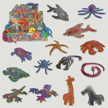 Small sand animals. Assorted models. 25x6.5x17cm