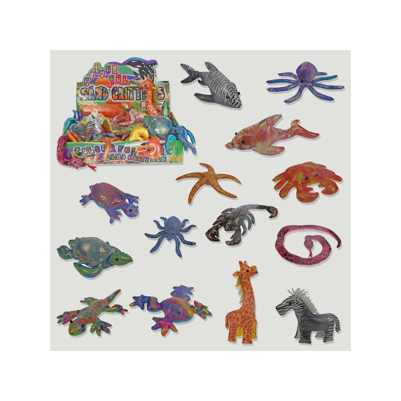 Small sand animals. Assorted models. 25x6.5x17cm Small sand animals. Assorted models. 25x6.5x17cm