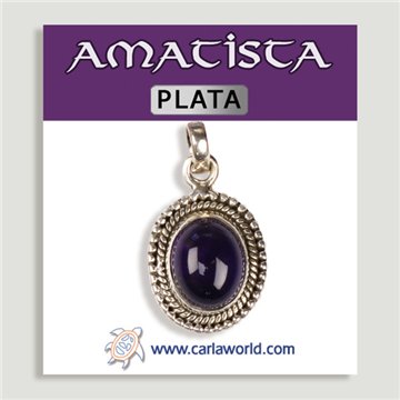 Pendente em prata ametista. A partir de 4gr. (PREÇO POR RELVA)
