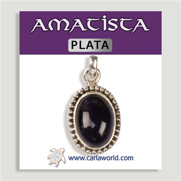 Pendente em prata ametista. A partir de 4gr. (PREÇO POR RELVA)
