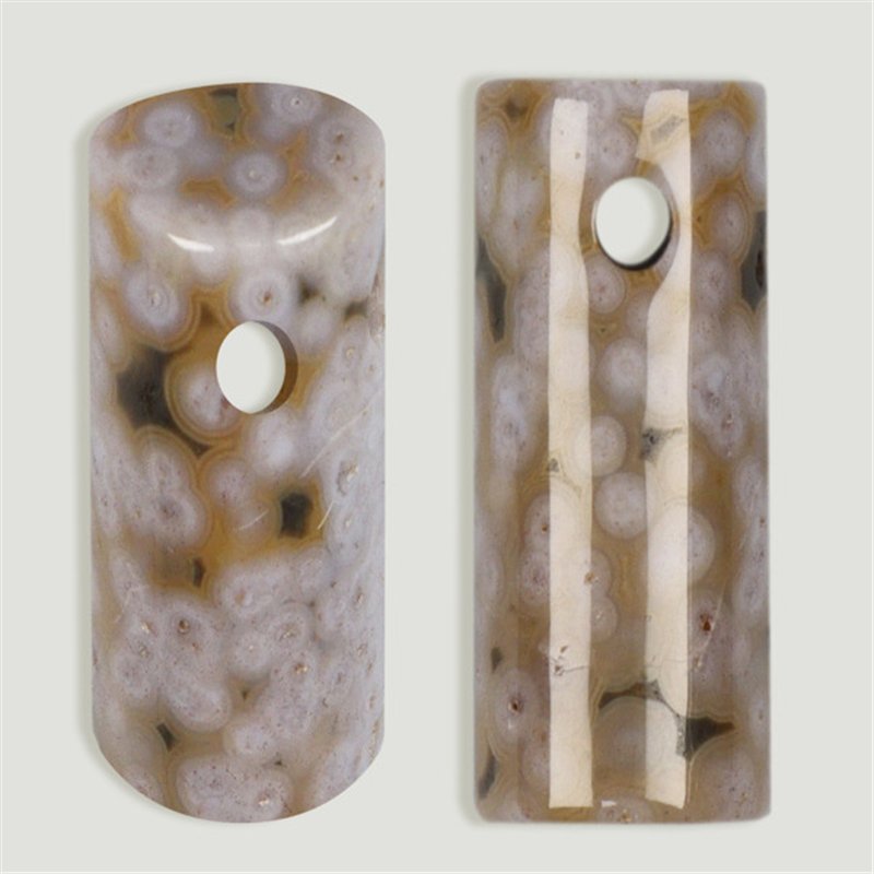Cylinder Pendant. Jasper. 12x25 mm Cylinder Pendant. Jasper. 12x25 mm