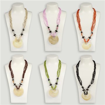 Pendente em madrepérola. Modelo 49. Cores sortidas