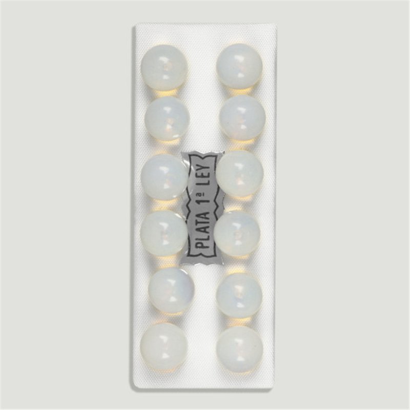 OPALINE. Silver earrings. 8 mm ball OPALINE. Silver earrings. 8 mm ball