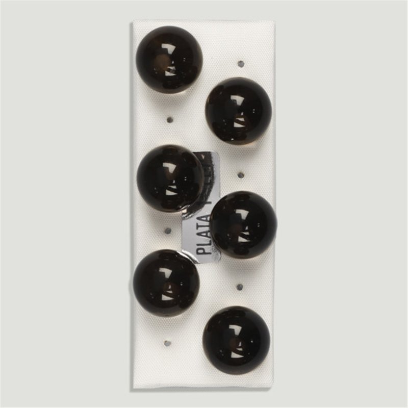 CUARZO AHUMADO. Pendientes plata. Bola 12 mm CUARZO AHUMADO. Pendientes plata. Bola 12 mm