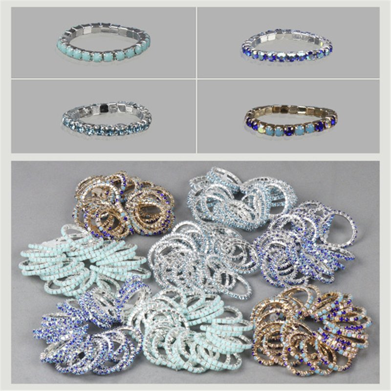 Sparkly elastic ring. Light blue Sparkly elastic ring. Light blue