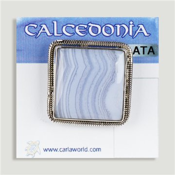 Anillo Plata . Calcedonia. De 6 a 10gr. (PRECIO POR GRAMO)