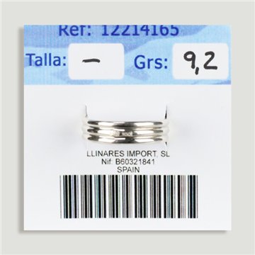 Anillo Plata . Calcedonia. De 6 a 10gr. (PRECIO POR GRAMO)