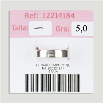 Anillo Plata ajustable . Opalo rosa. De 6 a 9gr. (PRECIO POR GRAMO)