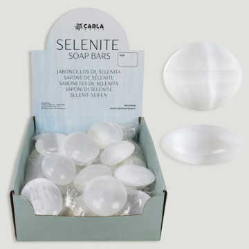 SELENITE SOAPS BARS. Pedra lisa. 5x6 cm