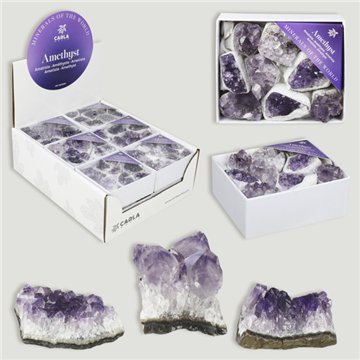 AMETHYST. Coffret mini DrusaAméthyste. 8x10x4cm