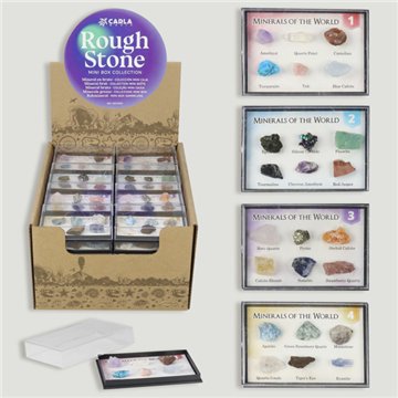 ROUGHT STONE. BoxAssorted Minerals. 8,5x5,5x2cm