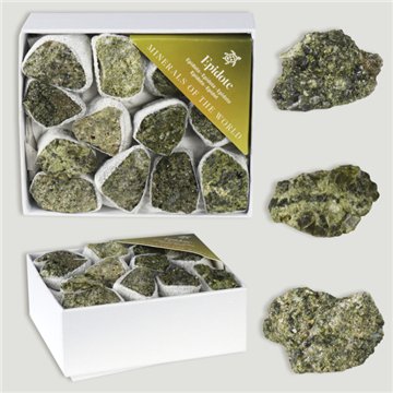 Mineral Box MINI. Epidote. 8x10x4cm