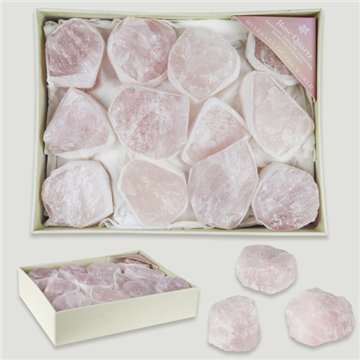 Mineral Box MINI. Rose Quartz. 17x13x4cm